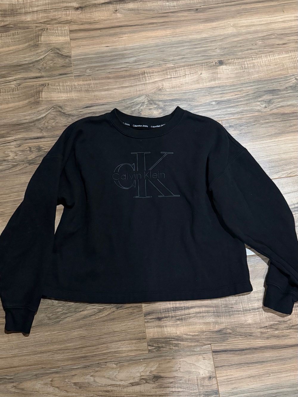 Calvin Klein Black Crewneck Sweatshirt